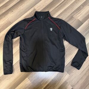 Ferrari Training Black Men's Zip Performance Jacket. Gorpcore Streetwear L